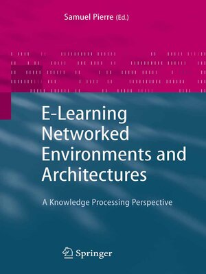 cover image of E-Learning Networked Environments and Architectures